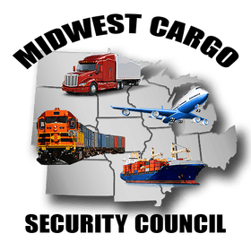 Map with a truck, train, plane, and cargo ship representing different transportation modes.